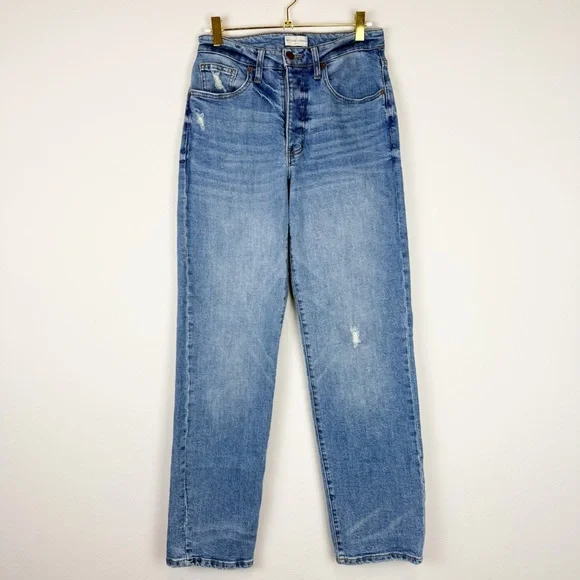 Oliver Logan Mulberry Straight Leg High Rise Relaxed Jeans Size 26 - Picture 4 of 16